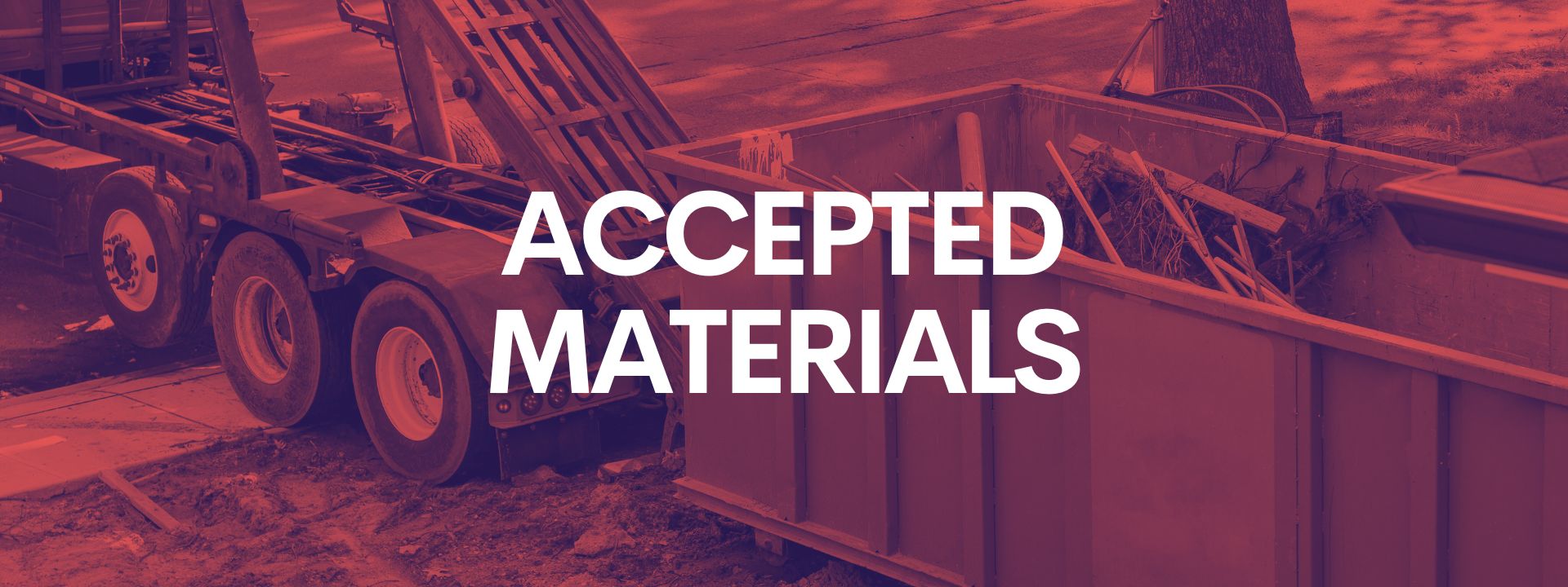 accepted materials banner